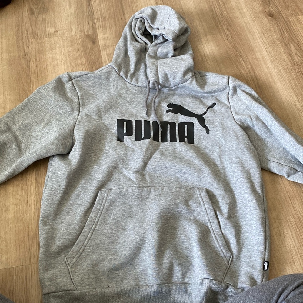 Grey Puma hoodie
